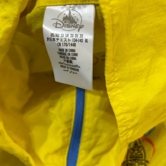 Disney Parks Pixar “Inside Out’ Windbreaker Yellow Size Adult - Picture 4 of 10